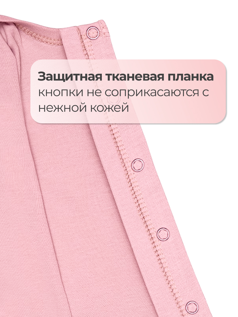 Боди для недоношенных Эскимо 2-704розовый - фото 3