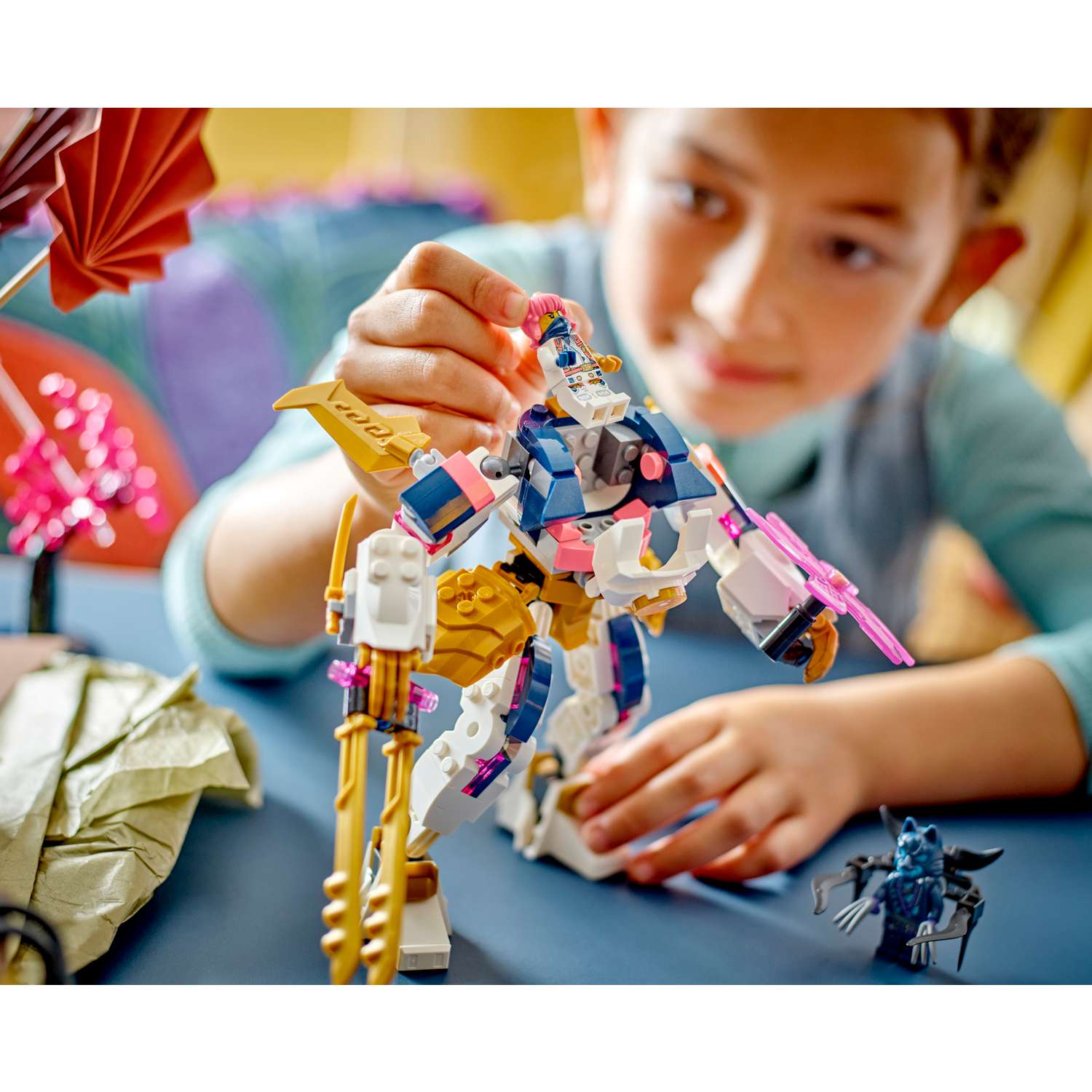 Конструктор LEGO NINJAGO Soras Elemental Tech Mech 209 дет. - фото 6