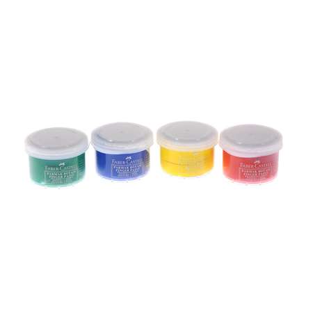 Краски пальчиковые Faber Castell 4 цв.