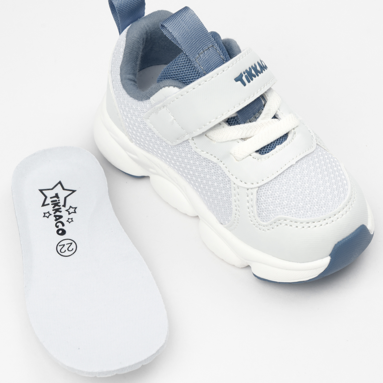 Кроссовки TikkaGo 4E04_2575_white-navy - фото 4