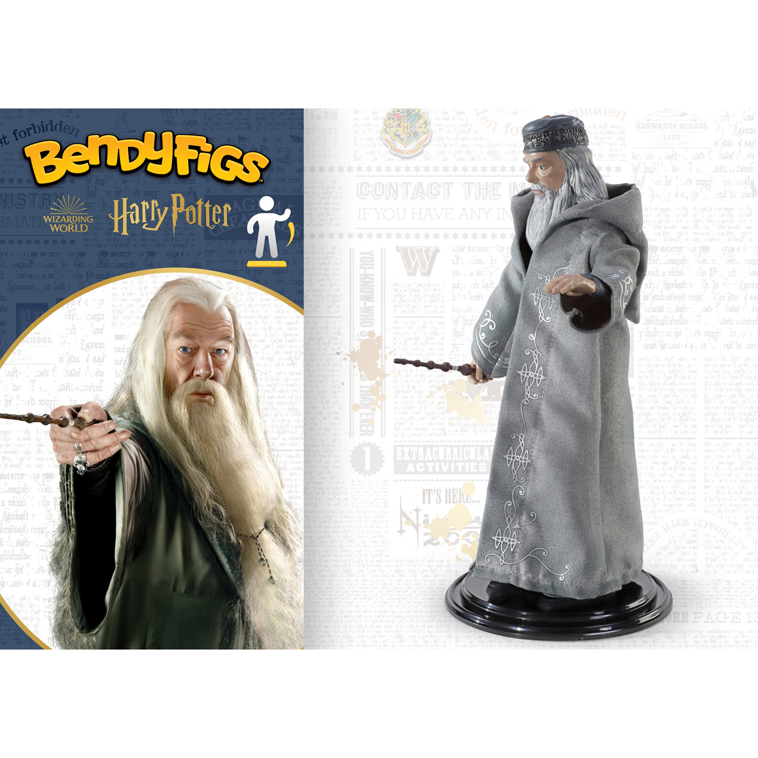 Фигурка Harry Potter Альбус Дамблдор 19 см - гибкая - фото 6