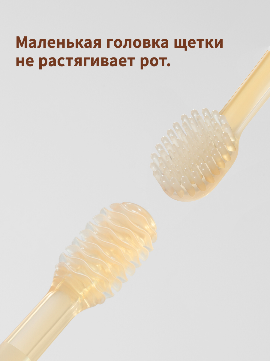 Зубная щетка классическая thyseed от 0 лет 2 шт. - фото 16