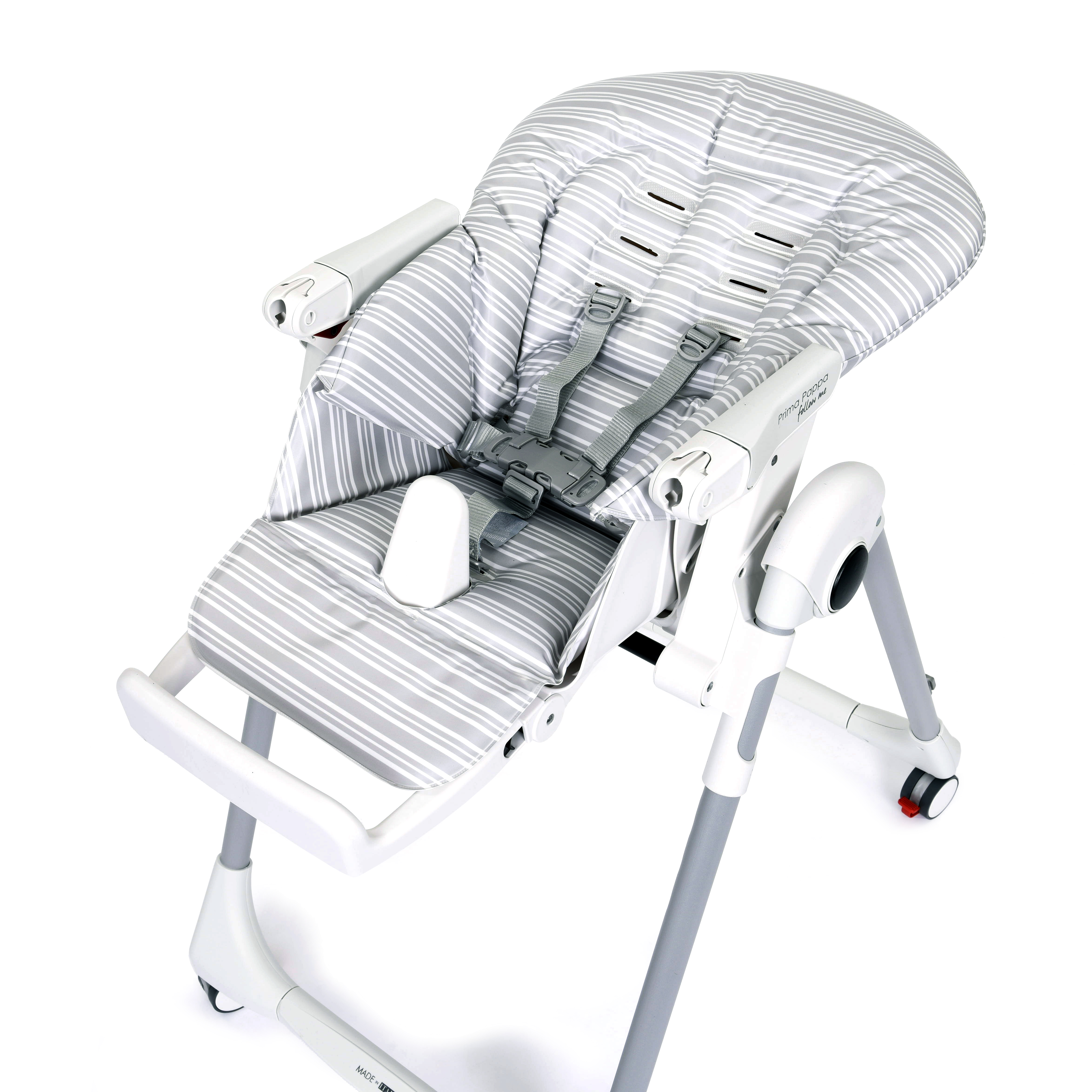 Стульчик для кормления Peg-Perego Prima Pappa Follow Me серый - фото 7