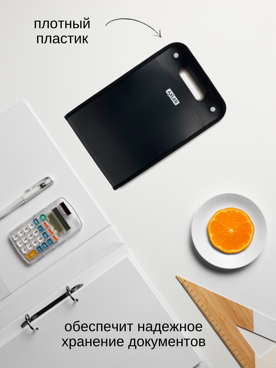 Папка-органайзер AXLER с разделителями А4 - фото 8