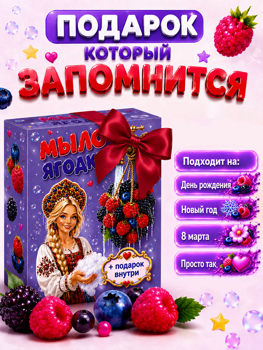 Набор Master IQ2 Ягодки мыло - фото 8