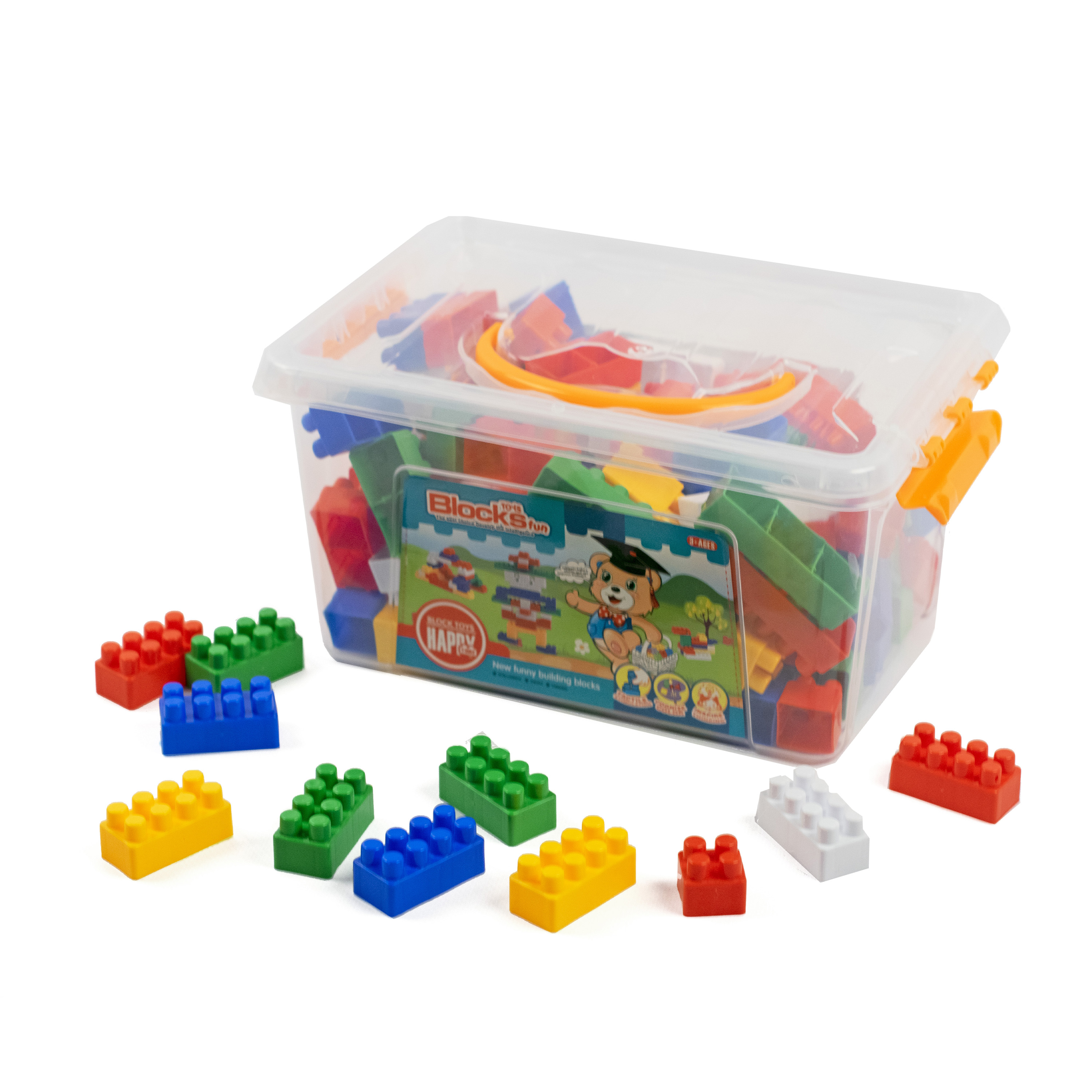 Конструктор SHARKTOYS в контейнере 140 деталей 140 дет. - фото 1