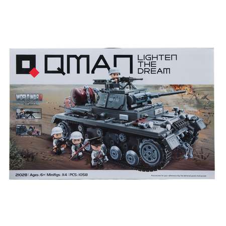 Конструктор QMAN Танк блочный