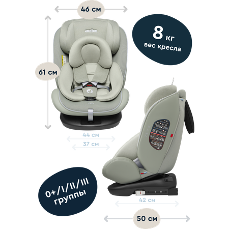 Автокресло Junion Odri Isofix 0+/1/2/3 (0-36 кг)