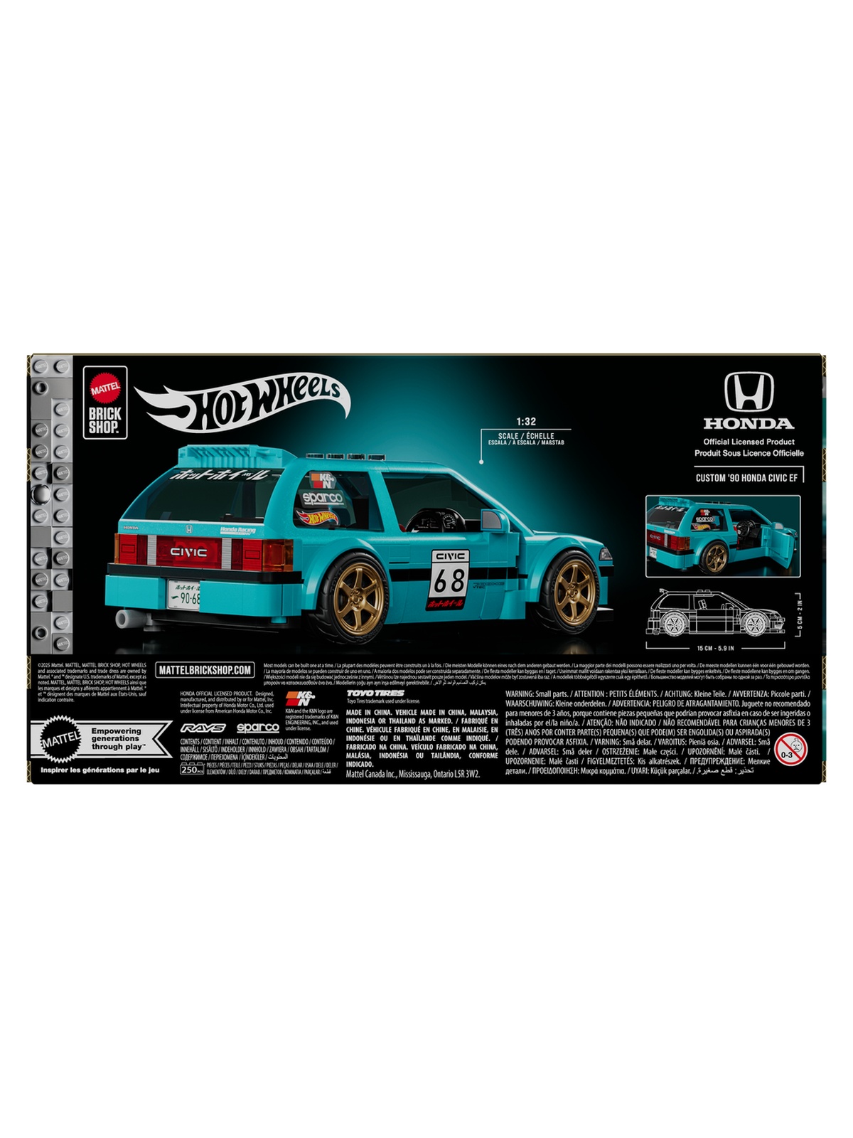 Конструктор Brick Shop Honda Civic 248 дет. - фото 2