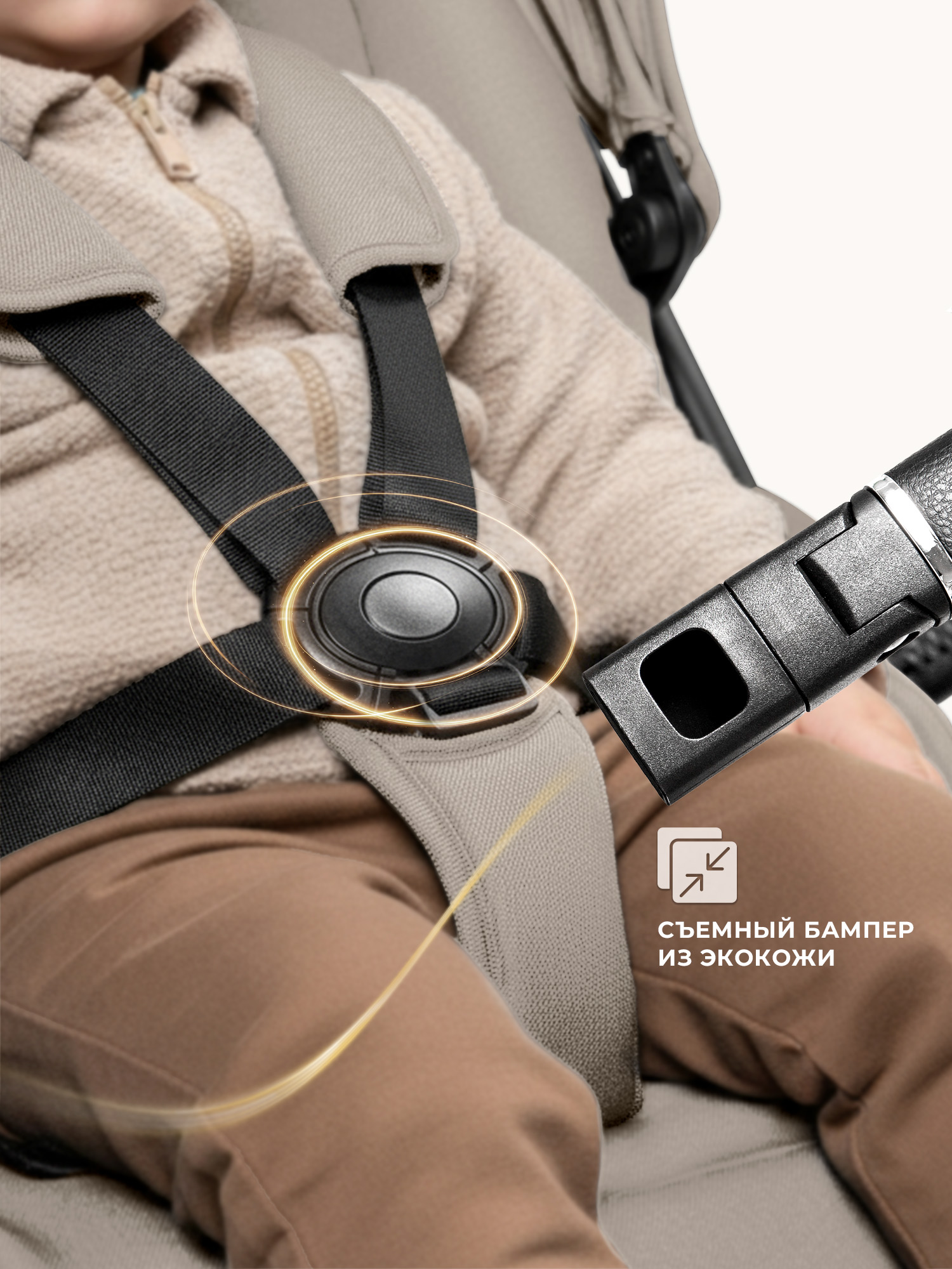 Коляска 2в1 Sweet Baby Stella Beige бежевый - фото 7