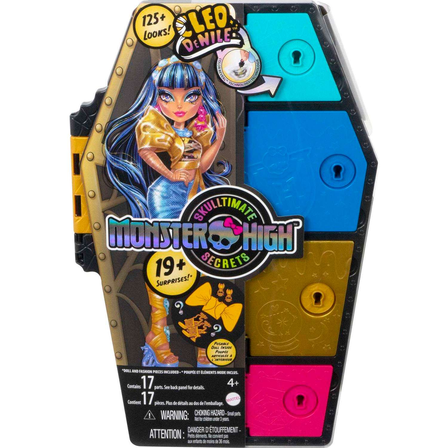 Кукла модельная Monster High Skulltimate Secrets Cleo HKY63 - фото 5