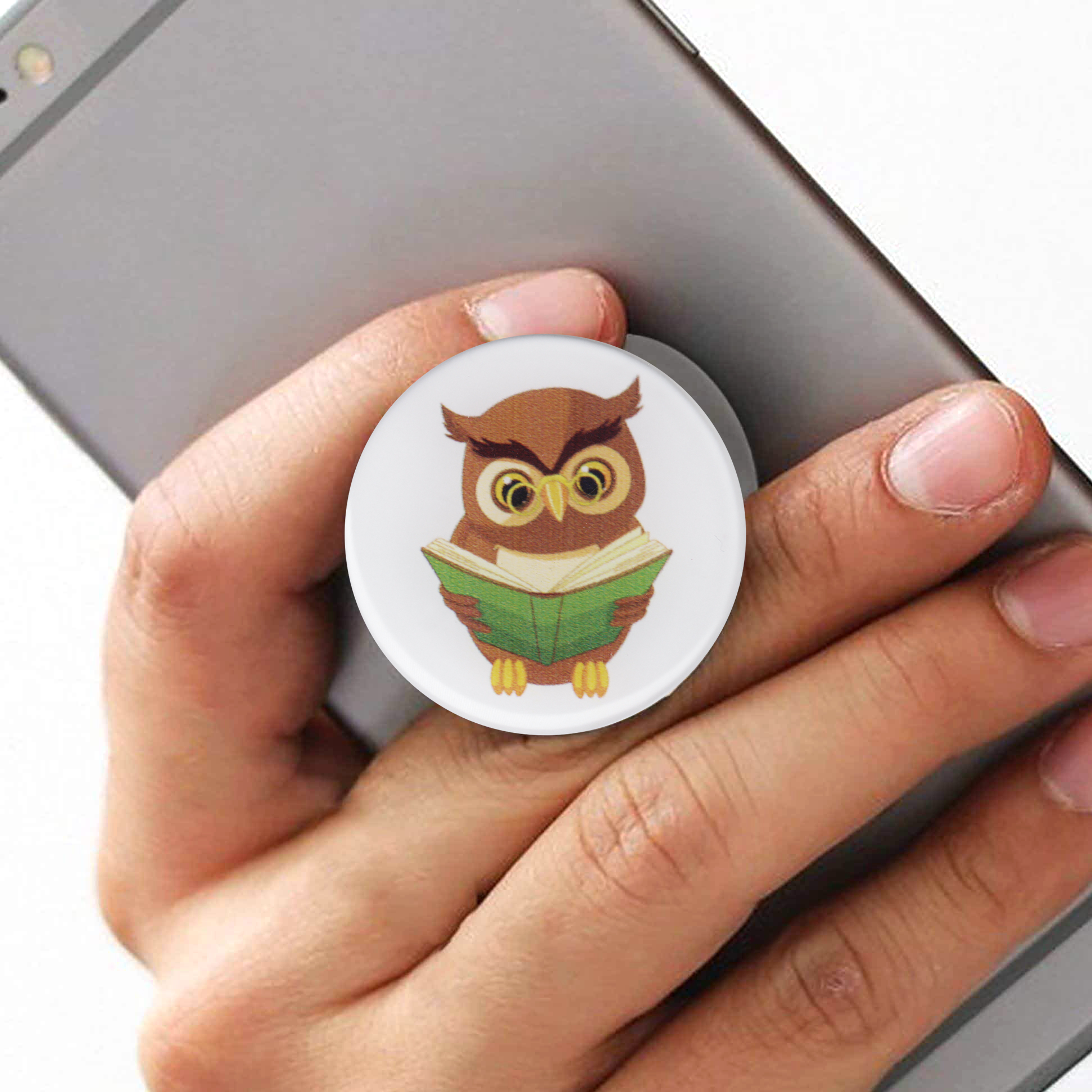 Держатель для телефона Krutoff Попсокет Сова - фото 3