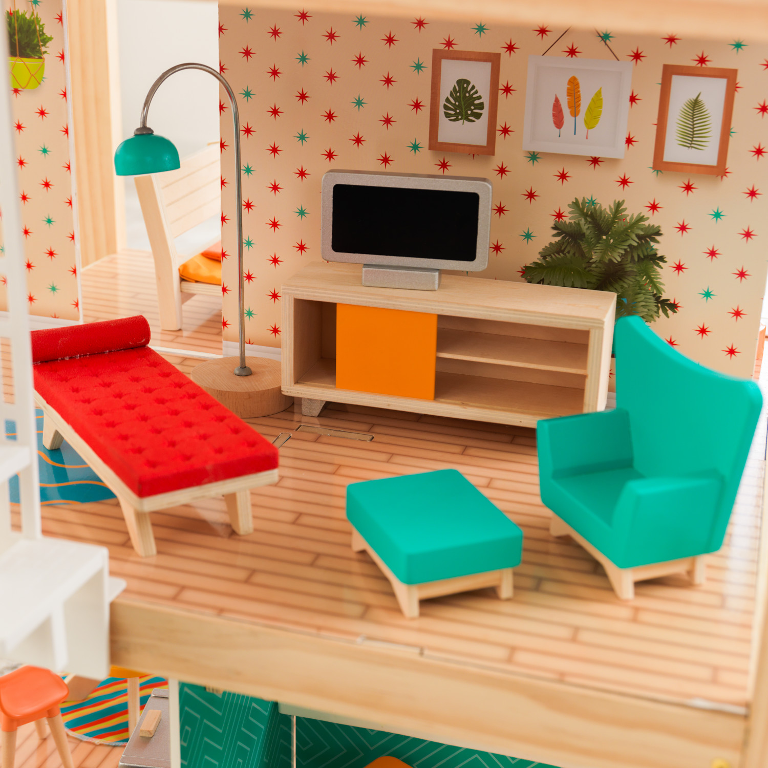 Домик для кукол KidKraft с мебелью 65199_KE - фото 3