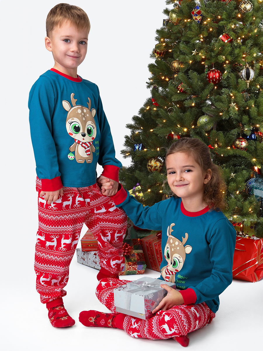 Пижама HappyFox HF00147т.джинсовый - фото 8