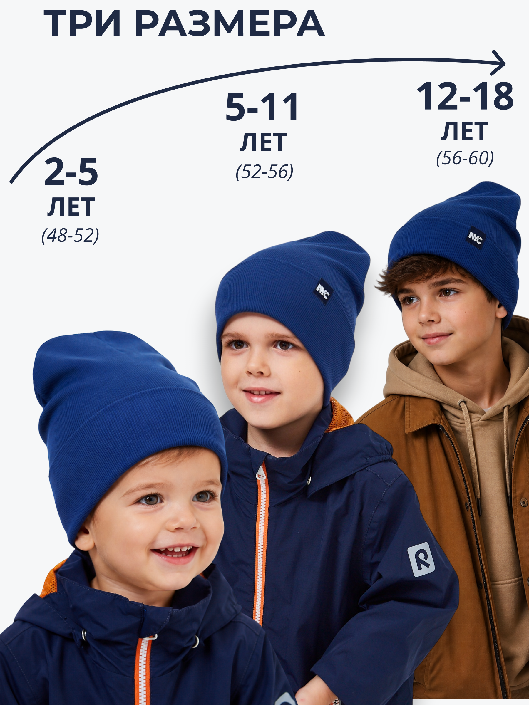 Шапка NYCkids NYC-H-040-KashB-blue - фото 4