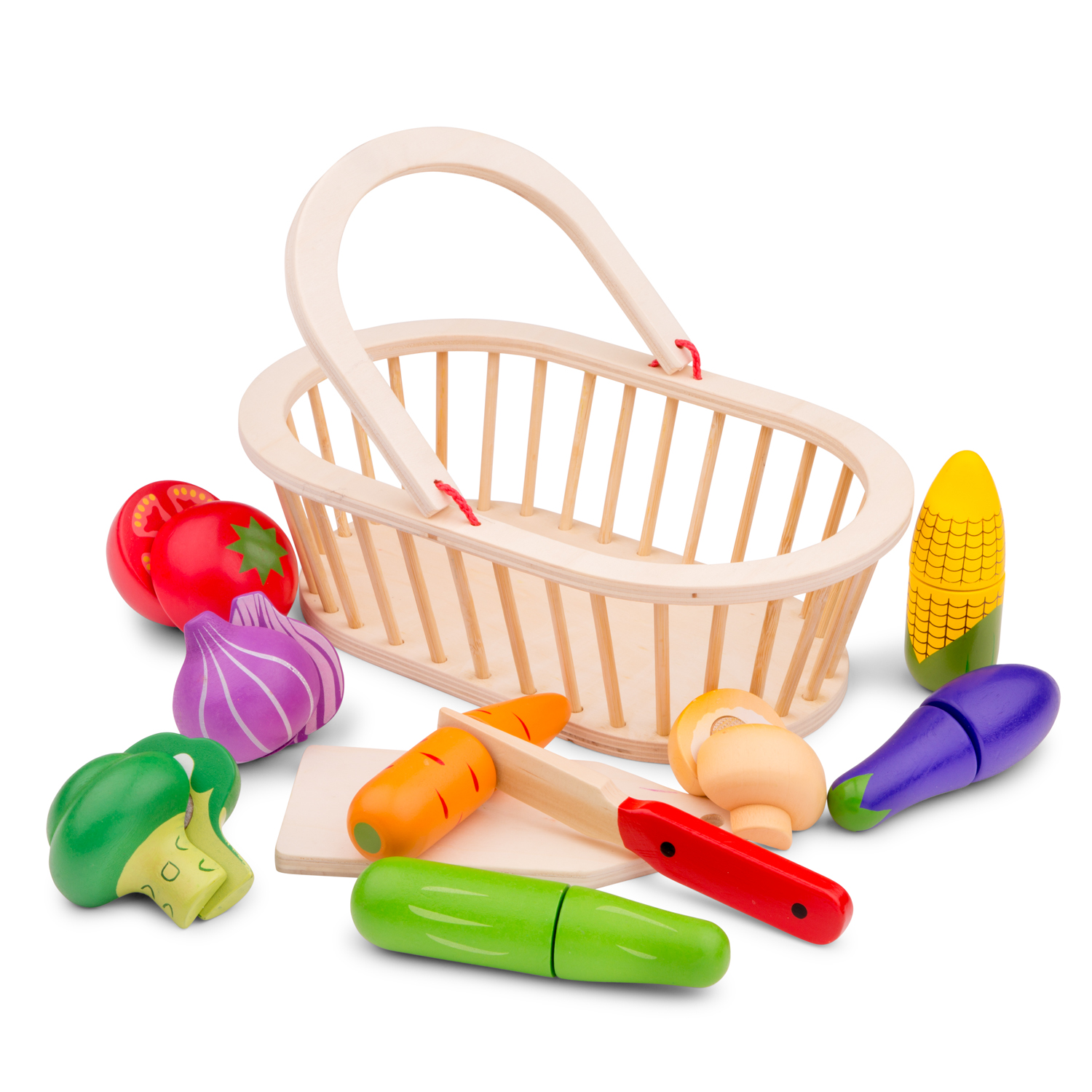 Игровой набор New Classic Toys продукты, тележки и корзинки - фото 2