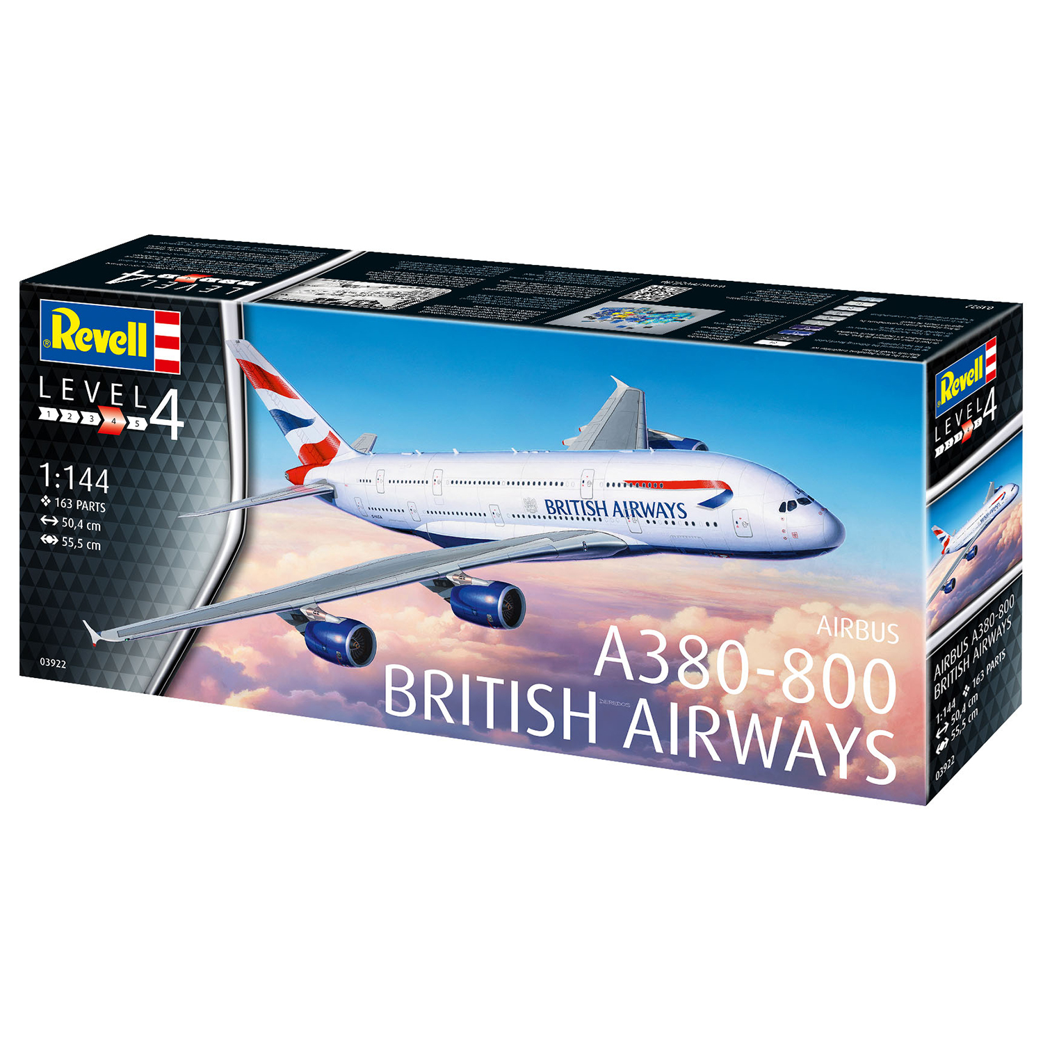 Сборная модель Revell Airbus 380-800 British Airways 03922 - фото 3