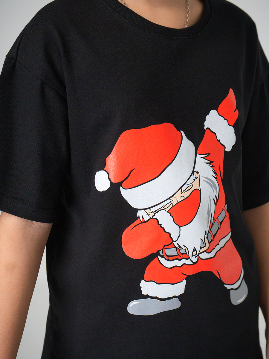 Футболка HappyFox HF0178SPPsanta.черный - фото 7