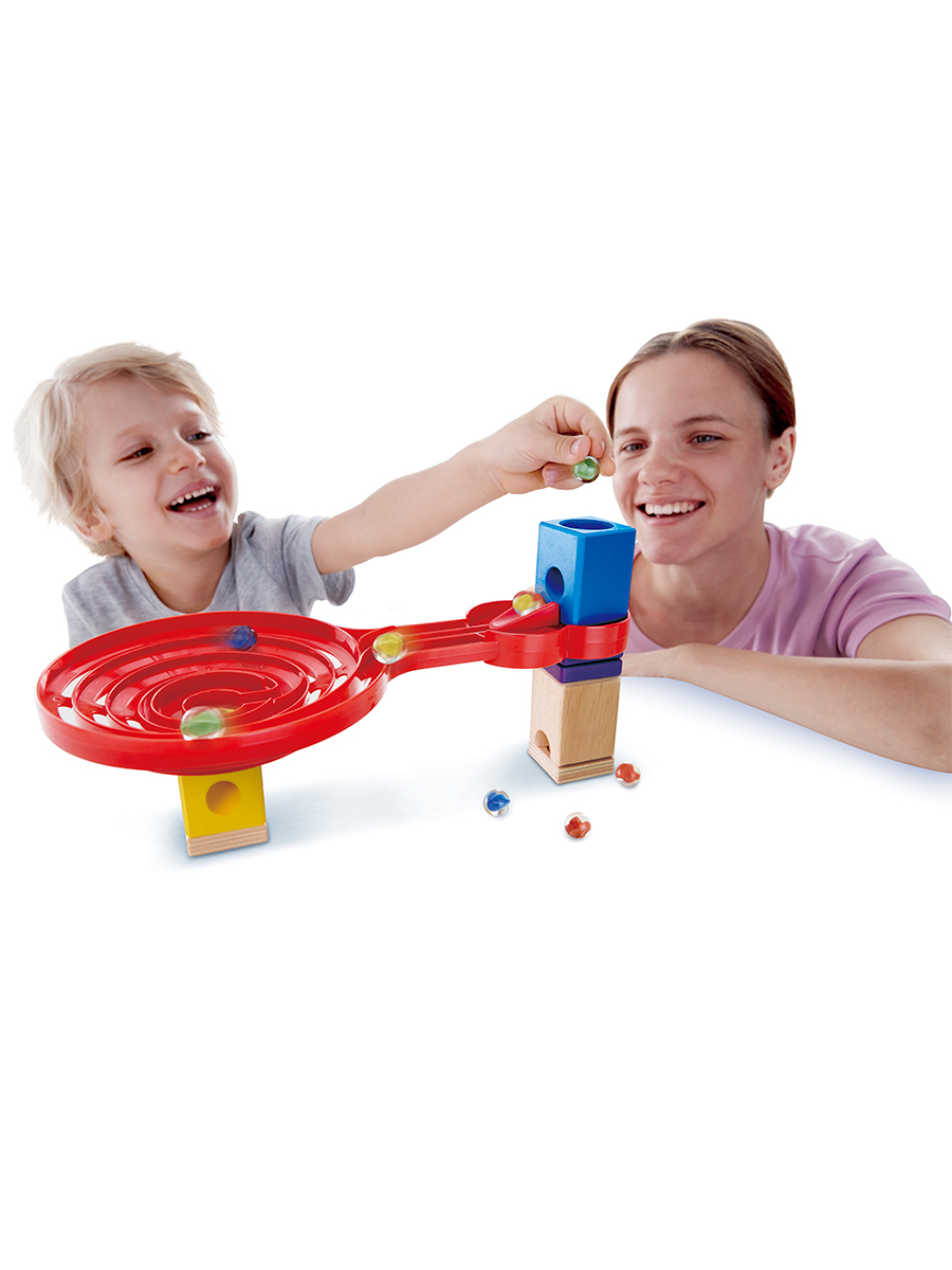 Конструктор Hape Гонки Спираль деревянный 18 дет. - фото 4