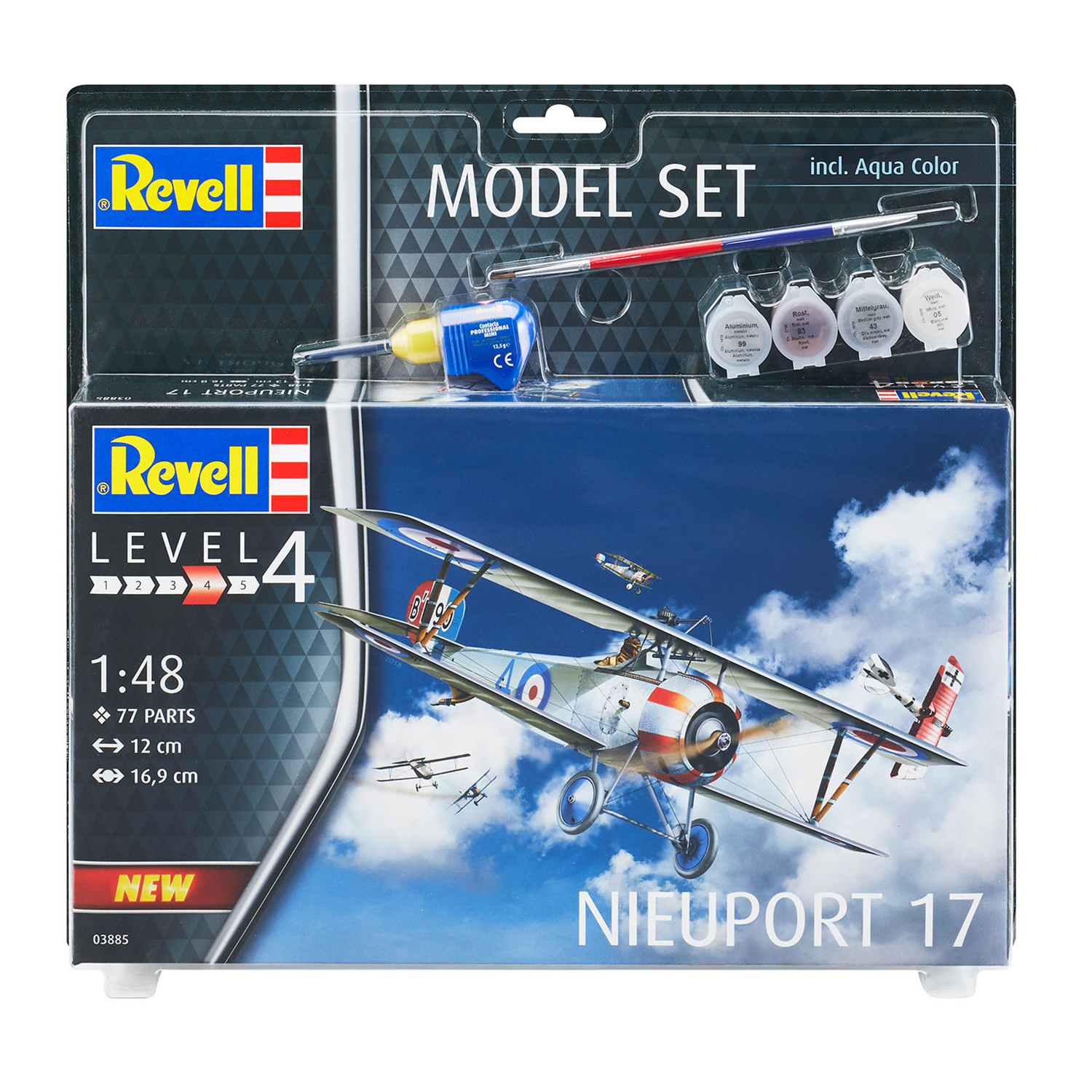 Сборная модель Revell Французский истребитель Nieuport 17 63885 - фото 4