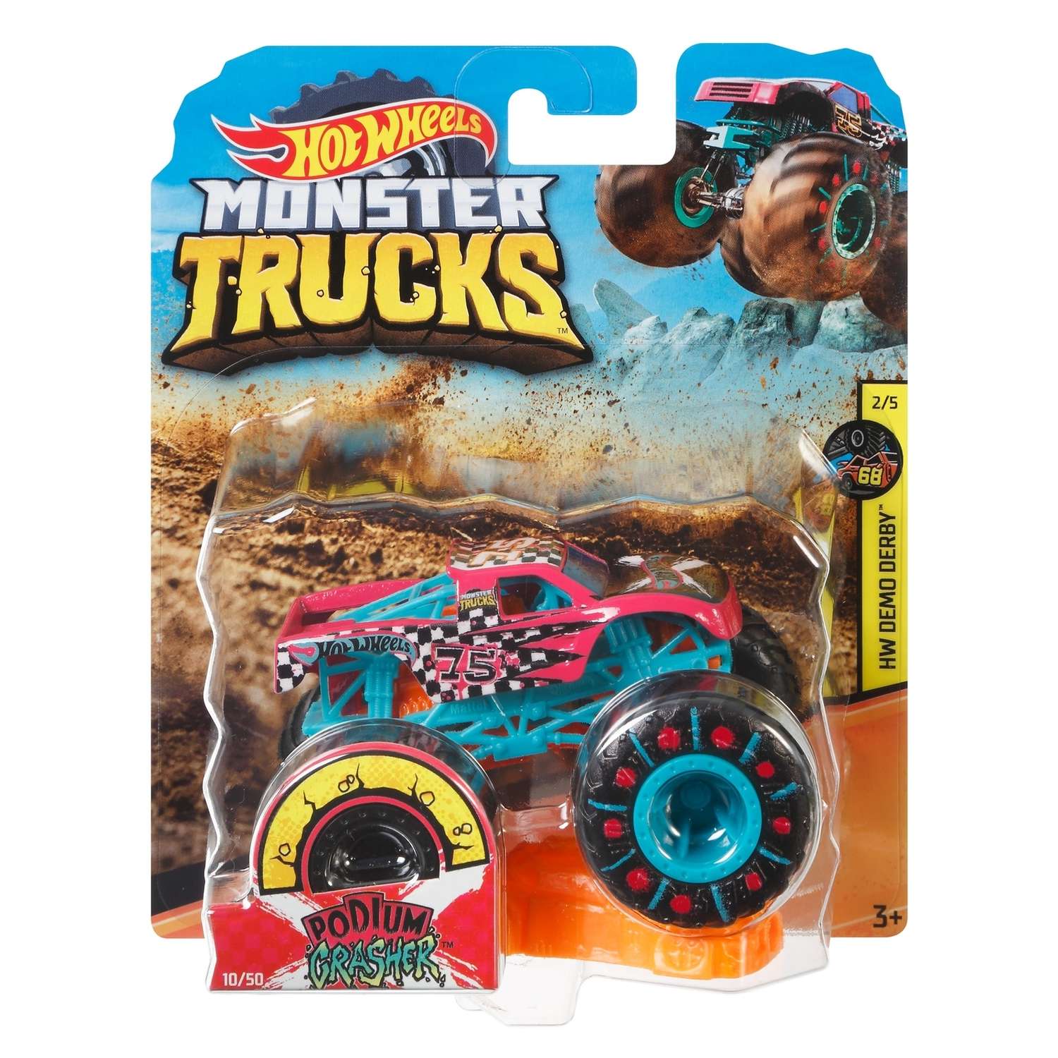 Автомобиль Hot Wheels Monster Trucks 1:64 в ассортименте FYJ44 - фото 31