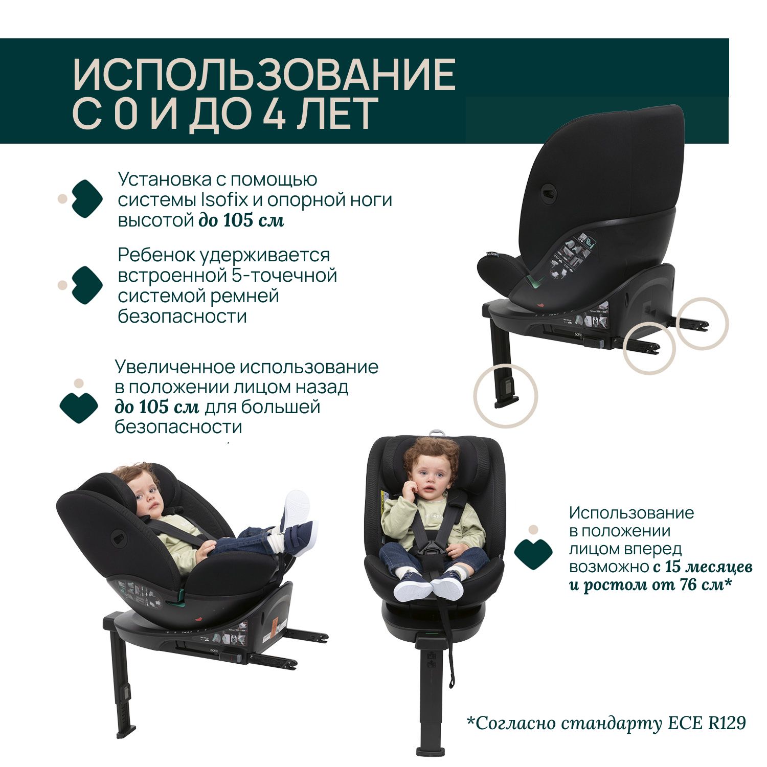 Автокресло Chicco Isofix 0+/1/2/3 (0-36 кг) черный - фото 6