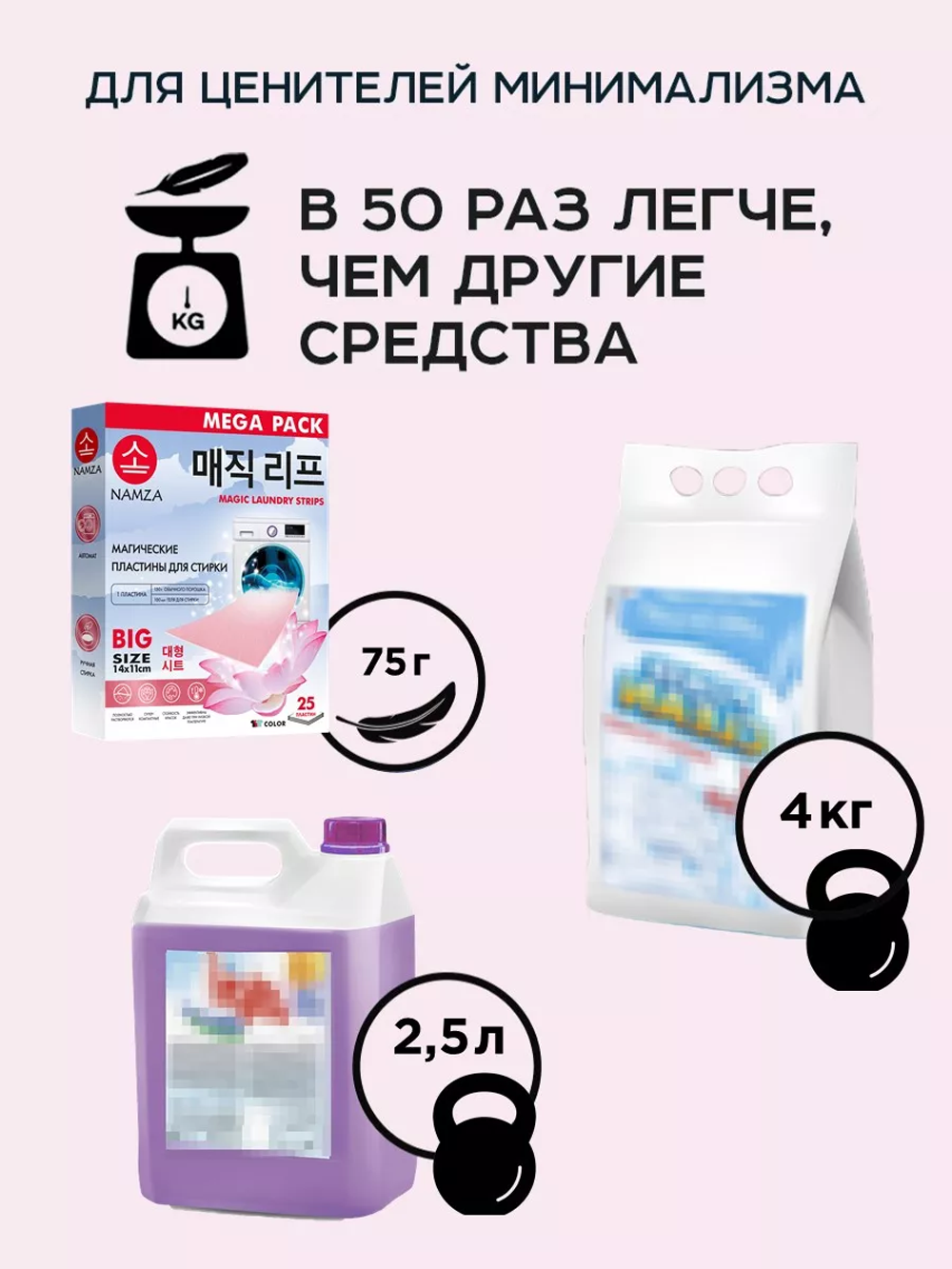 Салфетки для стирки NAMZA Цветное 0.075 кг - фото 5