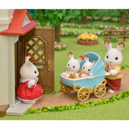 Игровой набор Sylvanian Families Двойняшки в коляске