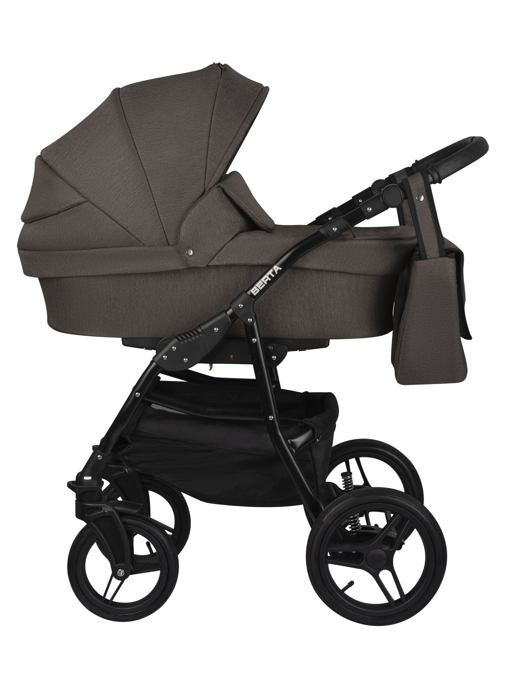 Коляска 2в1 Alis BERTA 11 коричневый - фото 2