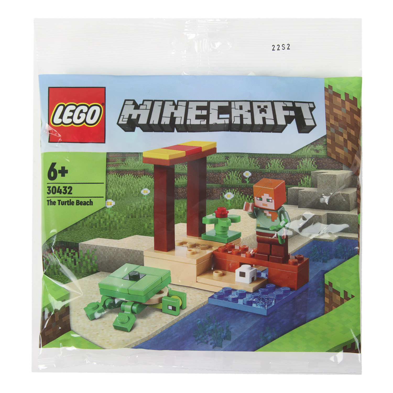 Конструктор LEGO Minecraft Черепаший пляж 46 дет. - фото 9