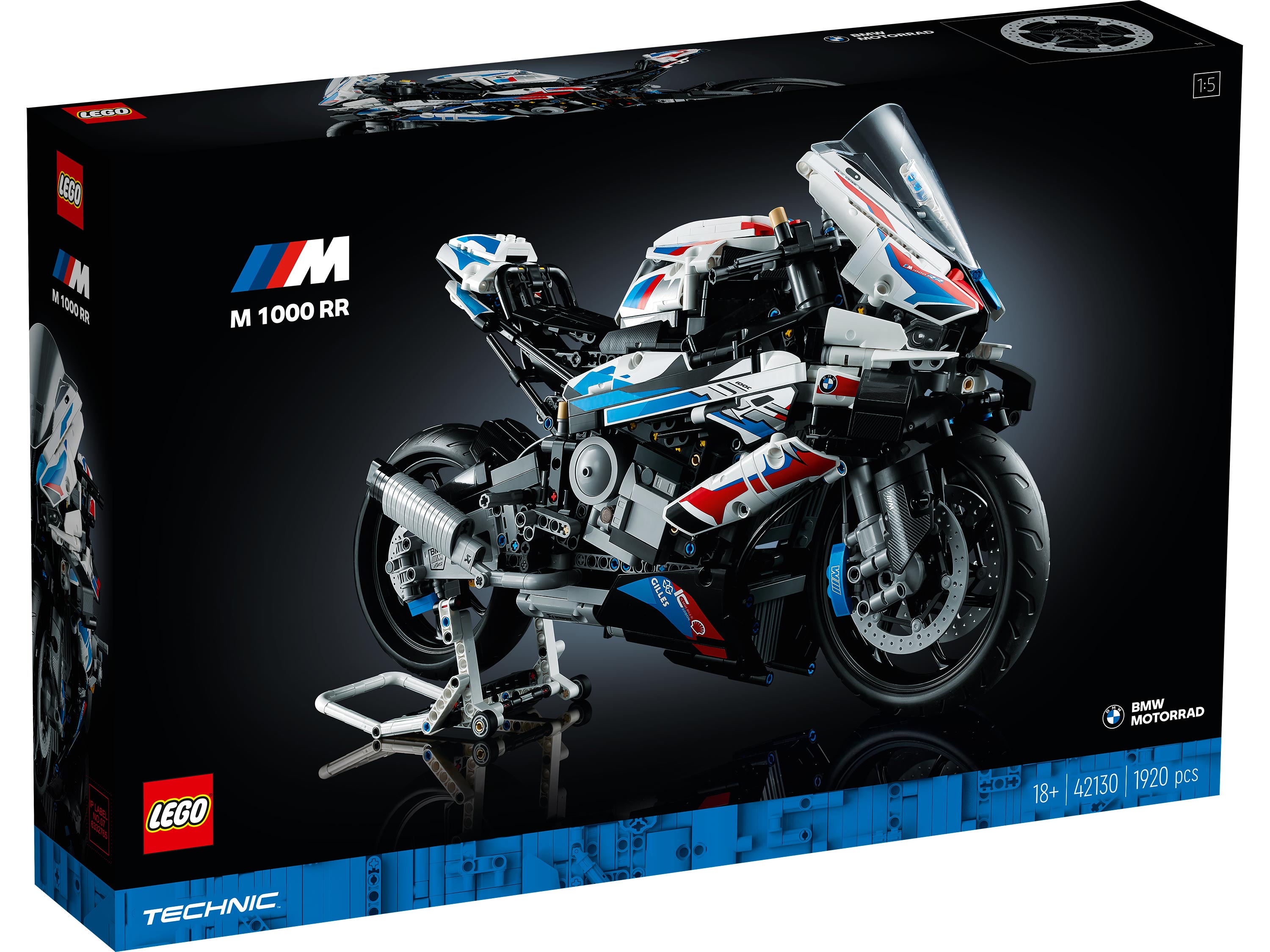 Конструктор LEGO Technic Мотоцикл BMW M блочный - фото 19