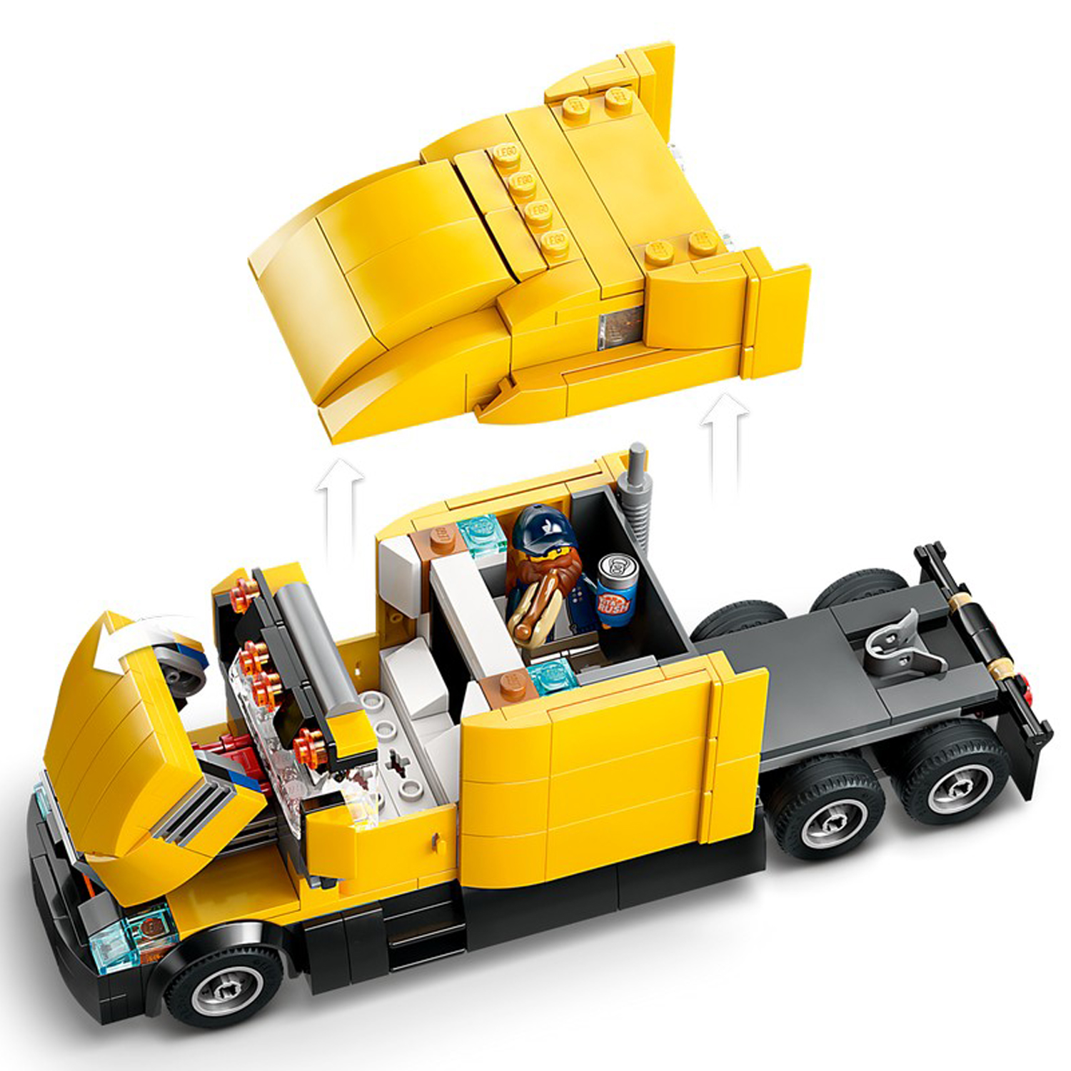 Конструктор LEGO City Желтый грузовик 1061 дет. - фото 6
