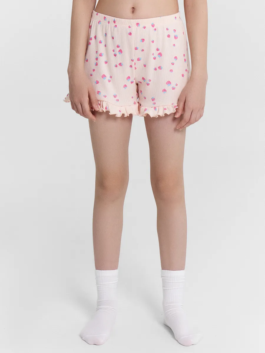 Пижама Mark Formelle (Марк Формэль) 567751/нежно -розовый +розовые клубники на св.розовом - фото 5