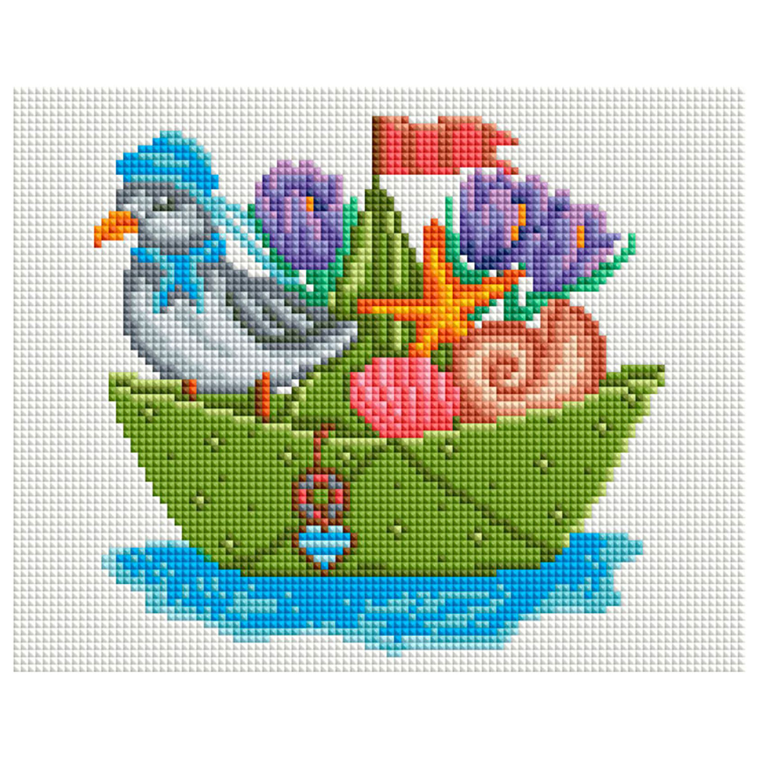 Алмазная мозаика Белоснежка Большое плавание - фото 1