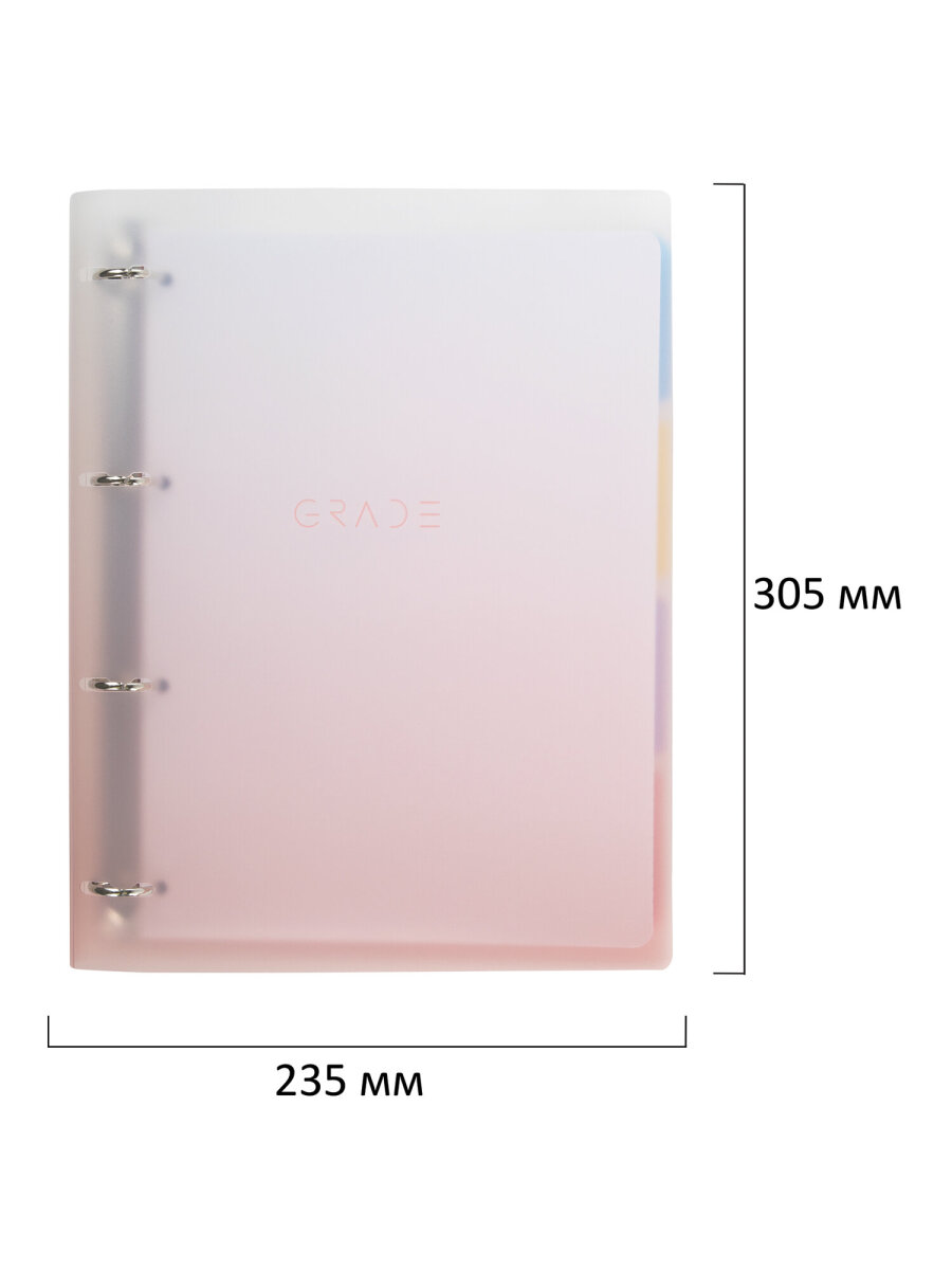 Тетрадь со сменным блоком Brauberg клетка 120 лист. - фото 3