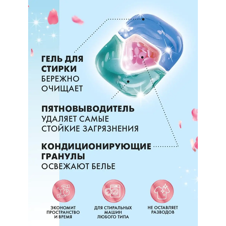 Капсулы для стирки NAMZA для белого белья 12 шт.