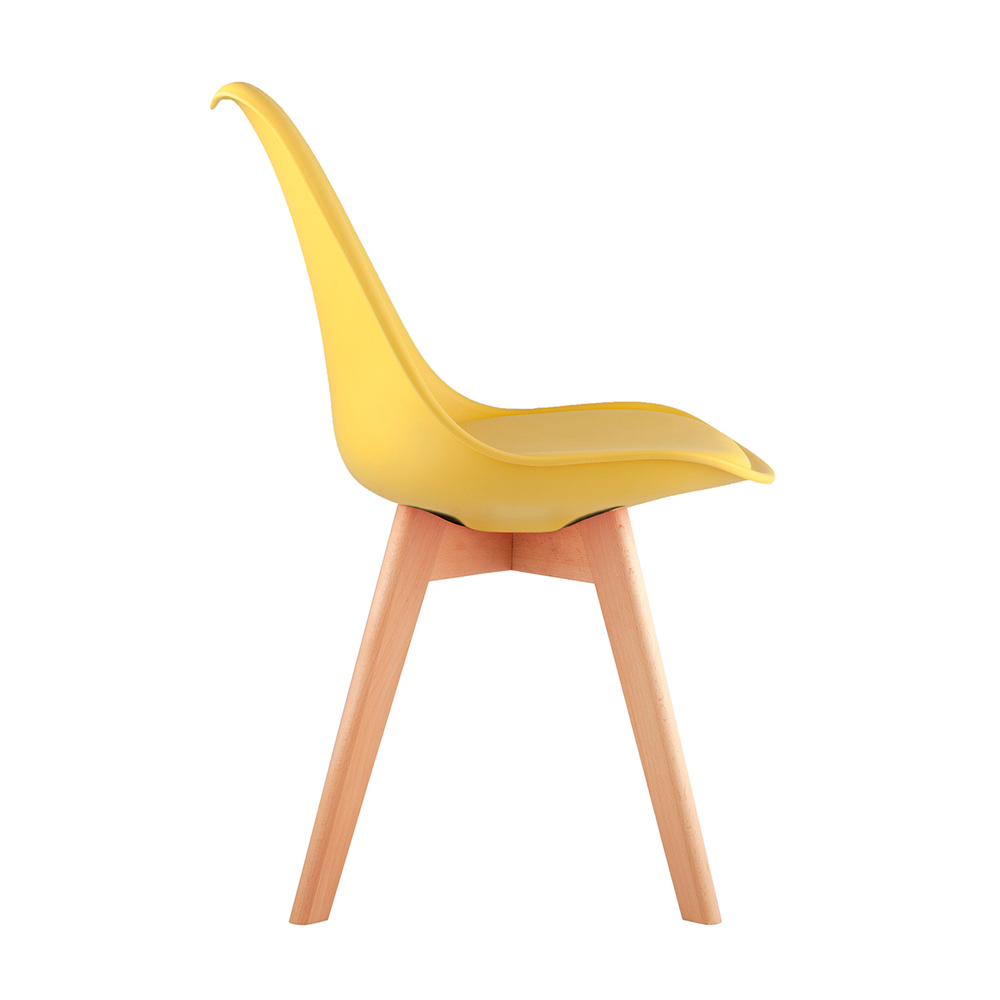 Стул Stool Group Стул FRANKFURT желтый деревянные ножки - фото 3