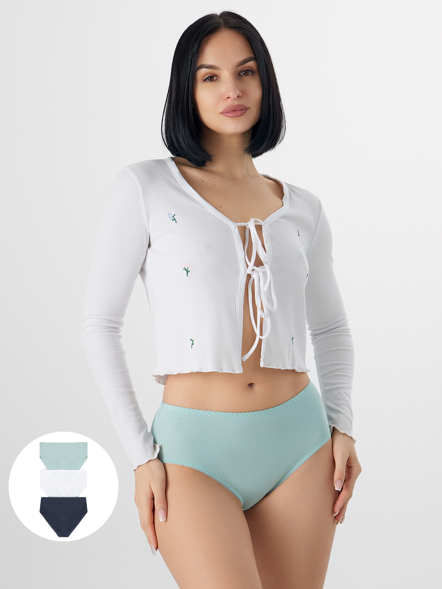 Трусы 3 шт Mark Formelle (Марк Формэль) 412075-3/мятный - фото 1