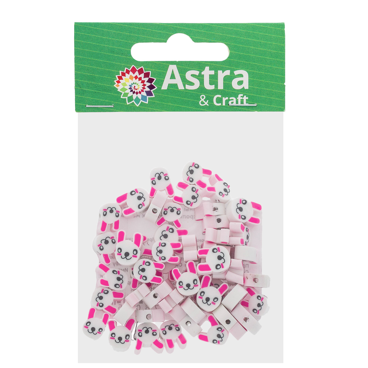 Набор для творчества Astra Craft Бусины Кролик 50 шт - фото 6