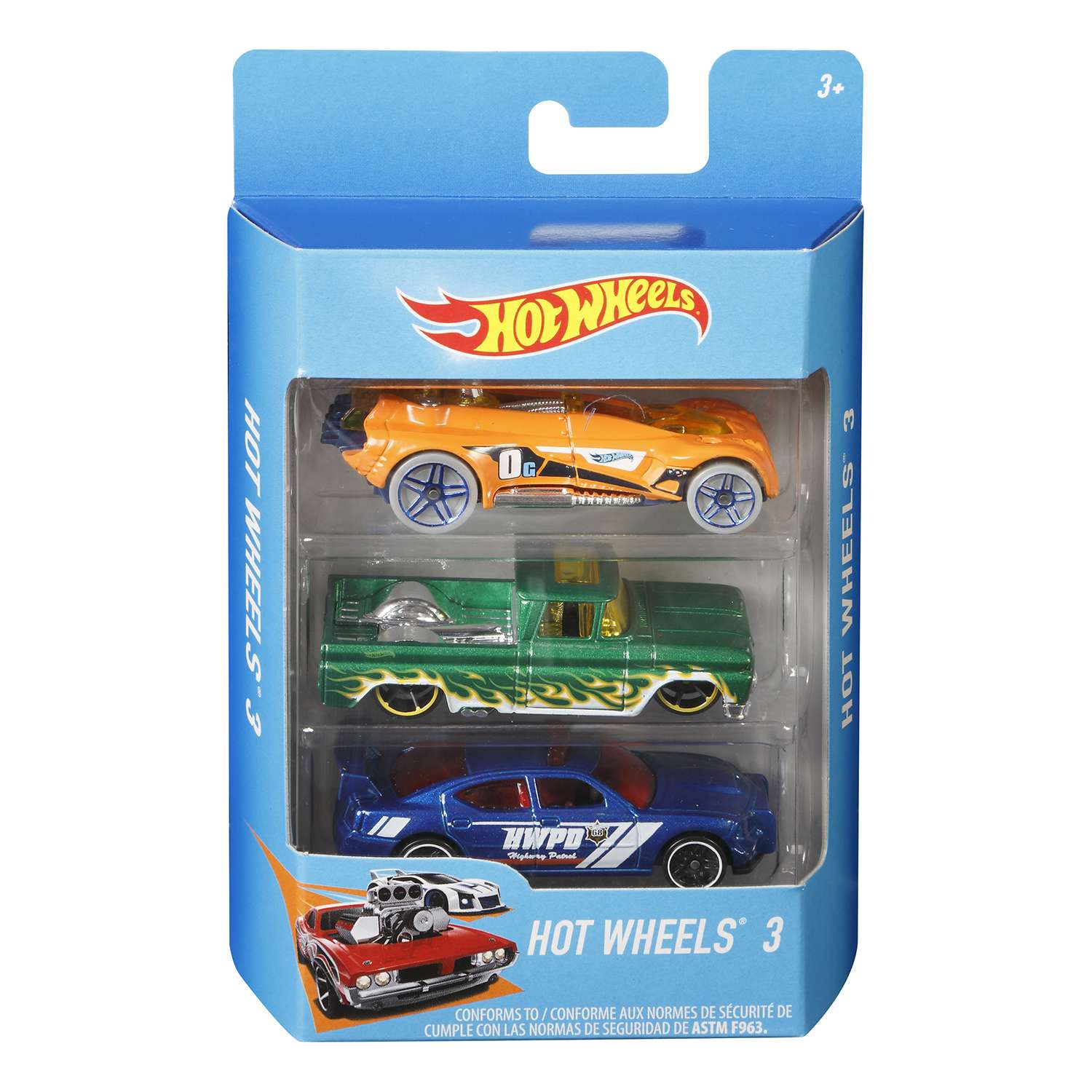 Подарочный набор Hot Wheels из 3 машинок в ассортименте - фото 7