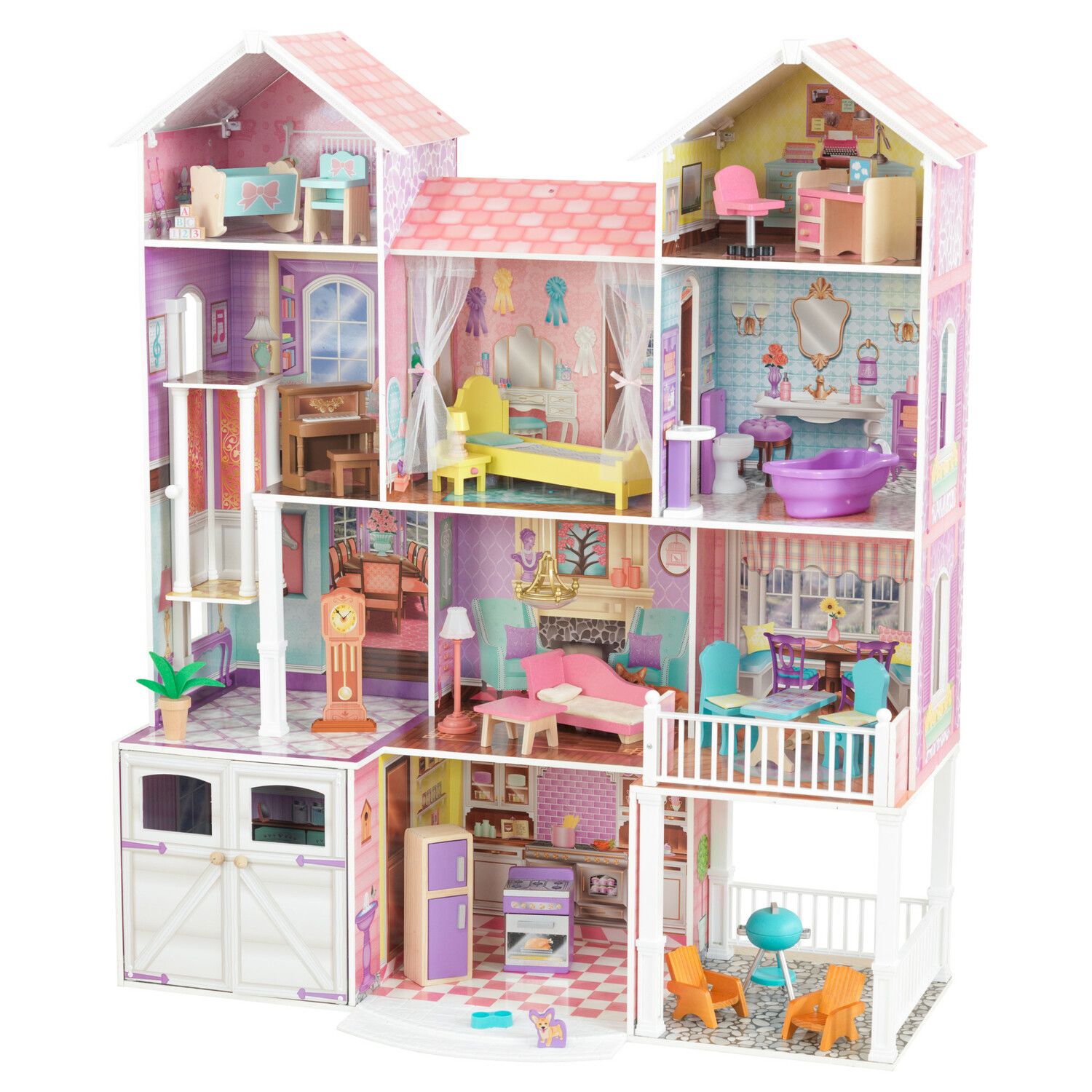 Домик для кукол KidKraft с мебелью 65242_KE - фото 19