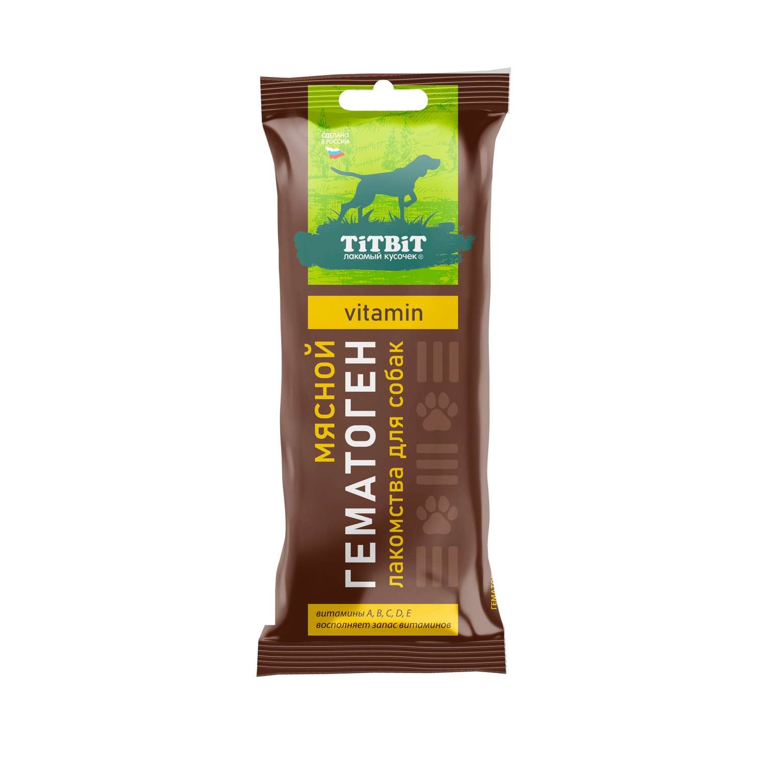 Лакомство для собак TITBIT Гематоген Vitamin мясной 35 г - фото 1