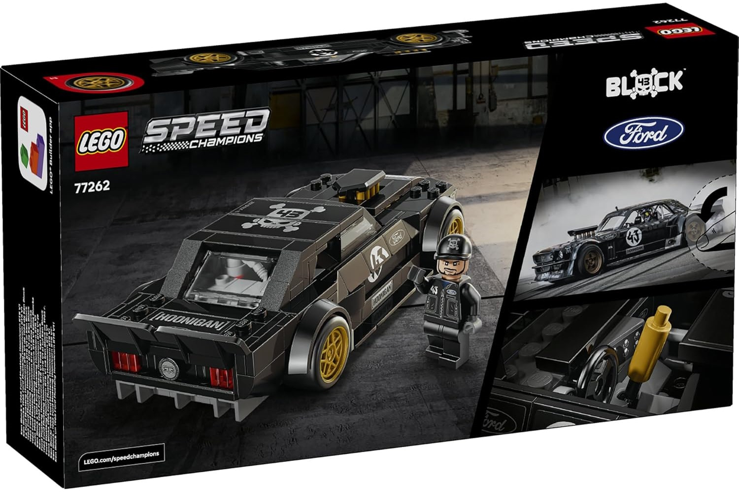 Конструктор LEGO Speed Champions Форд Мустанг Кена Блока 345 дет. - фото 3