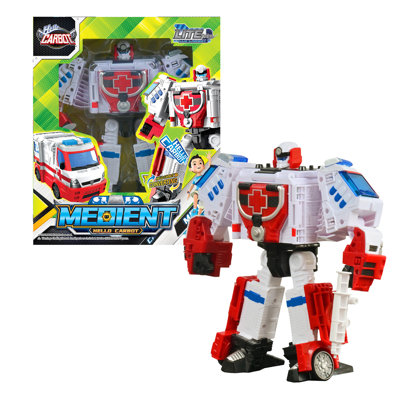 Игровой набор Hello Carbot Трансформер Medient 21 см S7 - фото 19