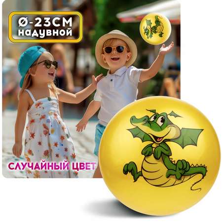 Мяч детский 1TOY Динозавры 23 см