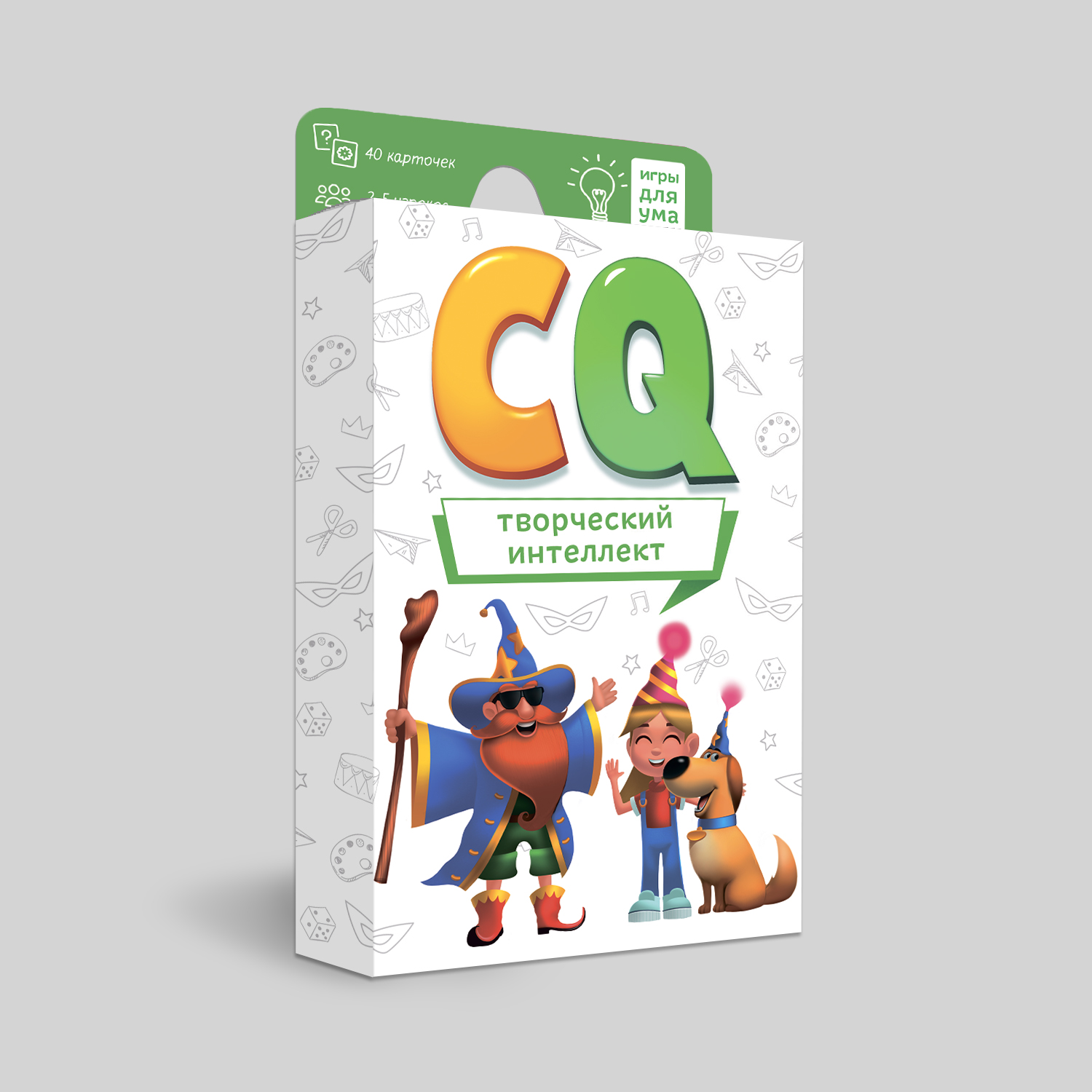 Карточная игра ГЕОДОМ для ума CQ Творческий интеллект - фото 1
