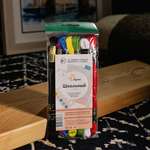 Нитки вышивальные ПНК им. Кирова Мулине 10м 7шт Школьный мультиколор