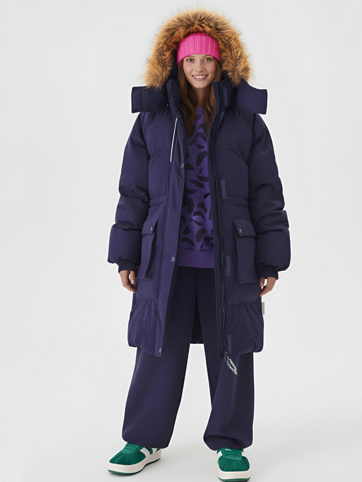 Пальто Premont WP313819BLUEBERRY - фото 11