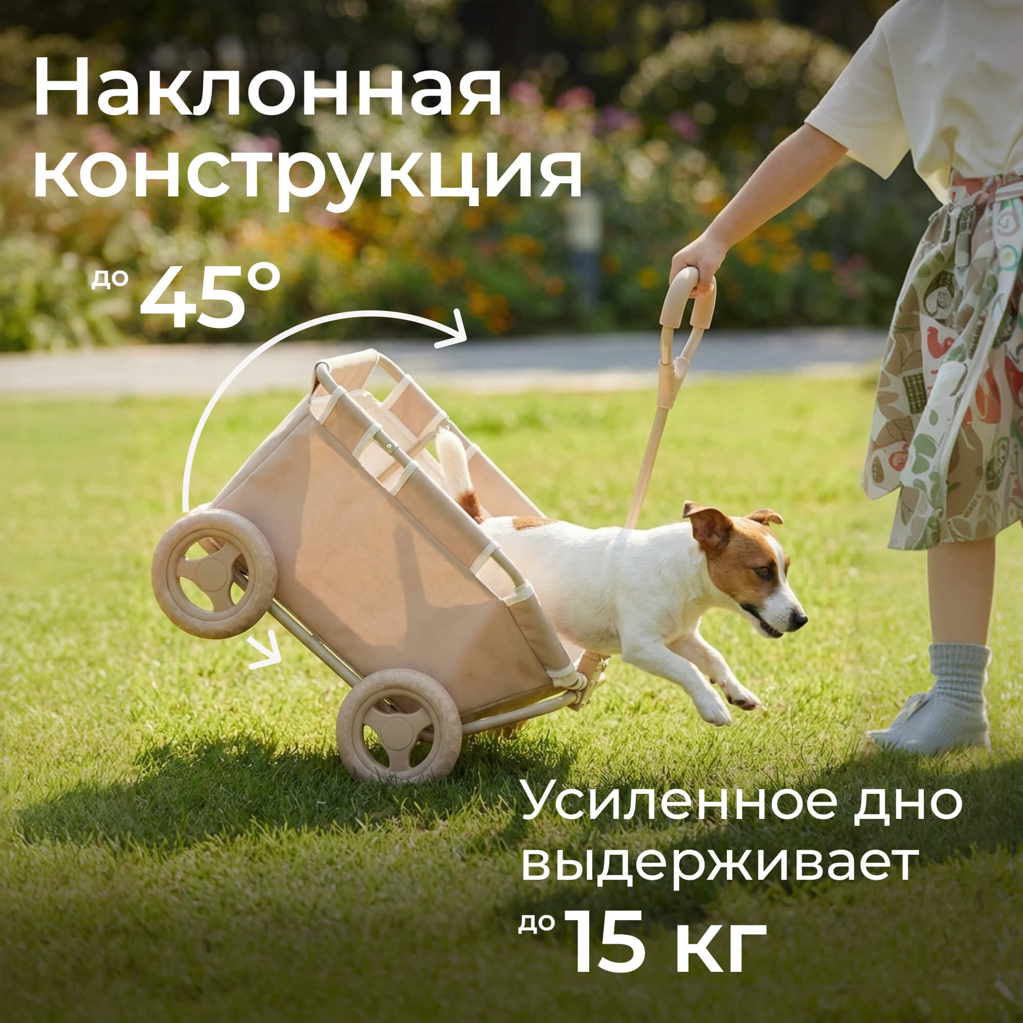 Коляска-люлька для кукол UNIX Kids DOLLCARTCL - фото 4