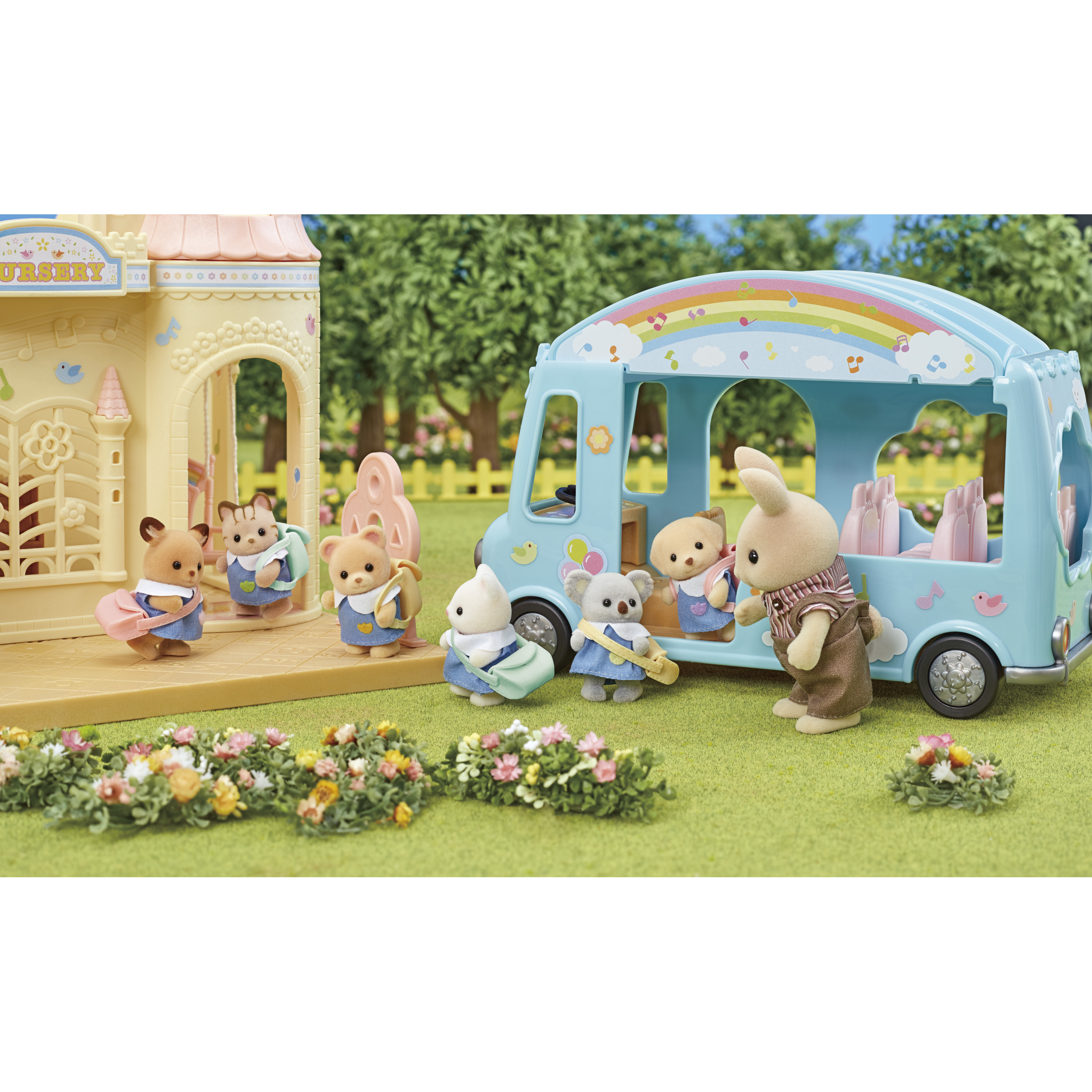 Фигурка Sylvanian Families Малыши на детской площадке - фото 2